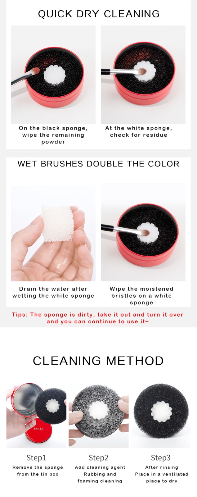 label cleansing silicone washing makeup brush